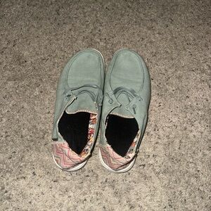 Hey Dude Women's Loafers in mint green